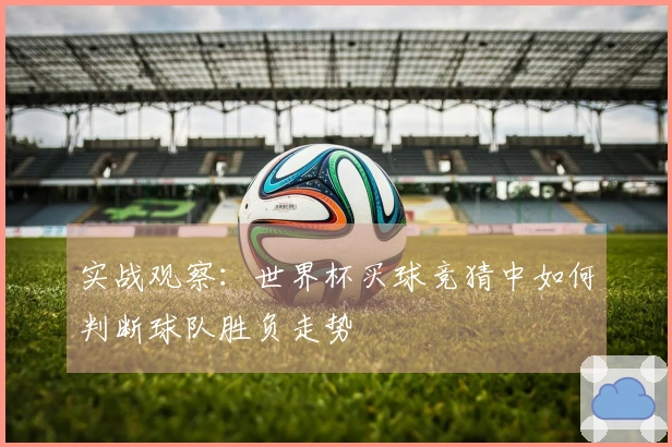 实战观察：世界杯买球竞猜中如何判断球队胜负走势
